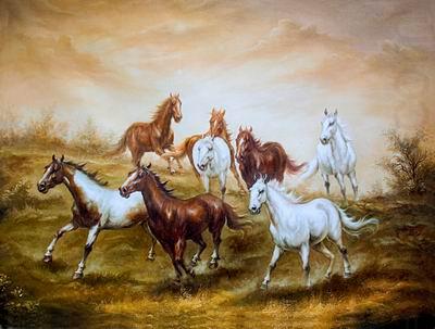 unknow artist Horses 011 china oil painting image